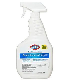 Clorox Healthcare Bleach Germicidal Cleaner Spray, 32 oz