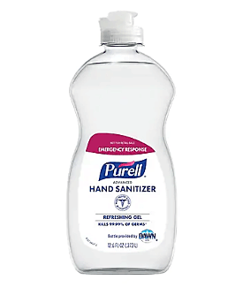 Purell  12.6 oz Advanced Gel Hand Sanitizer, Clean Scent  - Case of 12