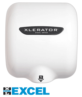  XL-BW Xlerator Hand Dryer in White 110-120 Volt