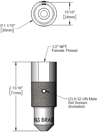 T&S Brass (181A) B-0973/B-1092 Spray Head Assembly additional product graphic