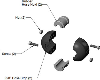 T&S Brass (019246-45) 3/8in Hose Stop Assembly (Equip 5HR Series) additional product graphic