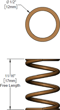 T&S Brass (001625-45) B-575 Spring O-Ring Bearing additional product graphic