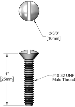 T&S Brass (002432-45) Screw For Loose Key Handle additional product graphic