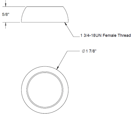 T&S Brass (016661-45) Trim Ring, Single Lever additional product graphic