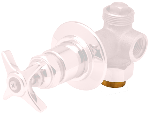 T&S Brass (153F) Union w/ 1/2 IPS Connections for B-1020 Mixing Valves additional product graphic