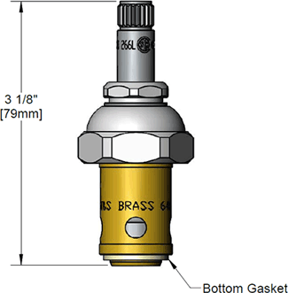 T&S Brass (006020-40) Spindle Assembly, RTC, B-0512 (182A) additional product graphic