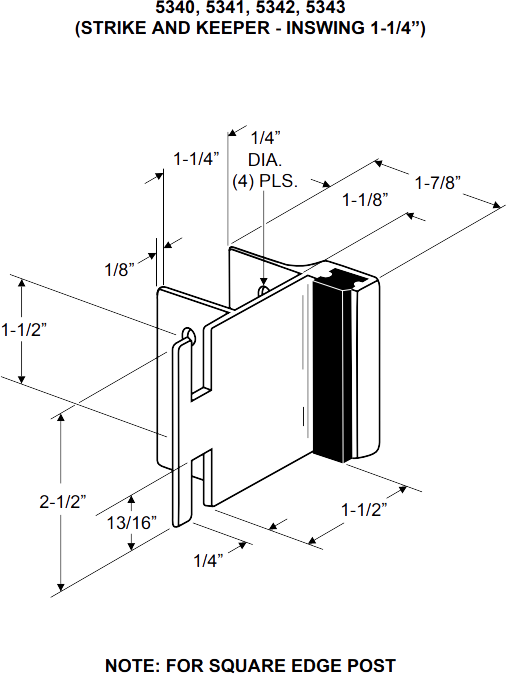 J-5340 Specification Sheet